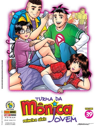 Turma Da Mônica Jovem Primeira Série Volume 39 Cidade De Papel 9737